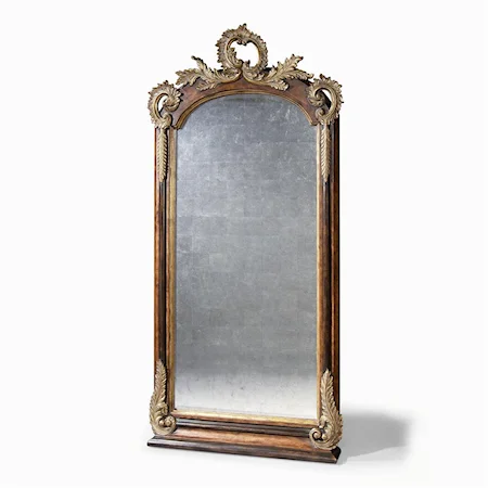 Hawkes Crest Floor Mirror with Arched Top